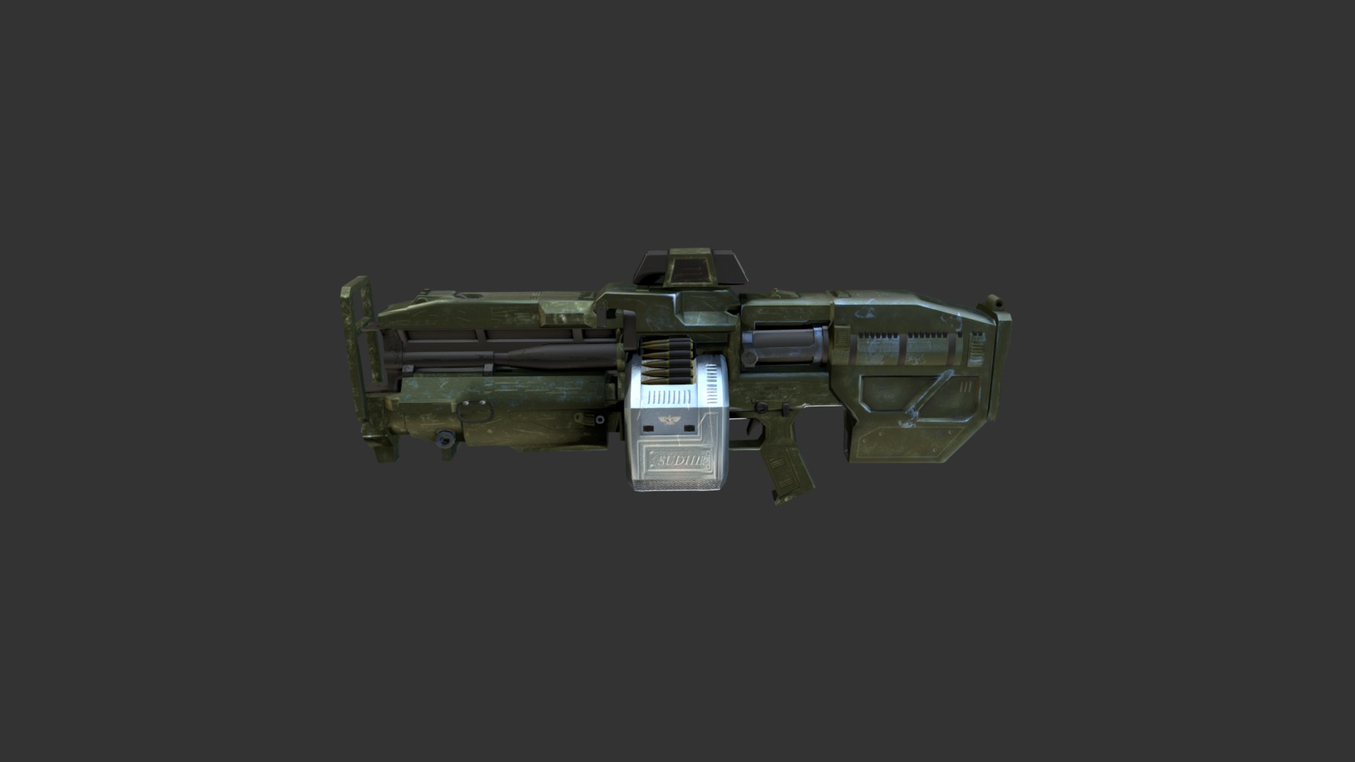 3D model fps gun - This is a 3D model of the fps gun. The 3D model is about a model of a military tank.