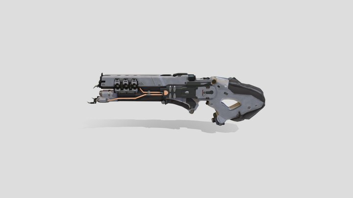 Lightning Gun (DOOM 2016) 3D Model