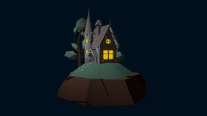 Fairy Tale House 3D Model