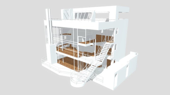 Richard Meier Douglas House 3D Model