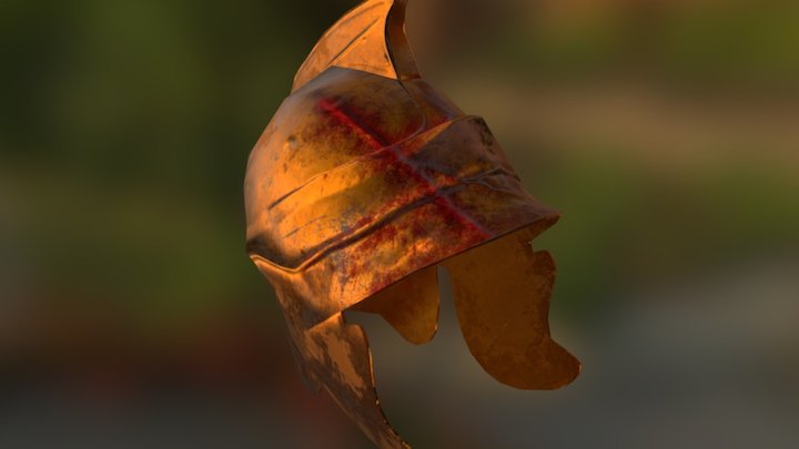 Greek helmet 3D Model