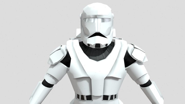Clone Commando Model Rigged Free 3D Model