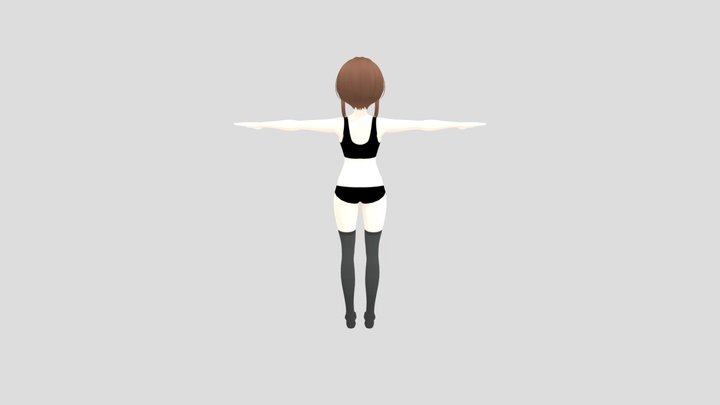 Uraraka Rig 3D Model