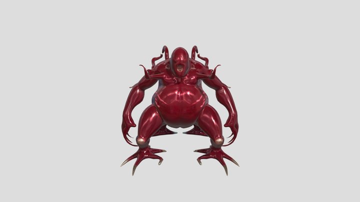 Evil scary character 3D Model