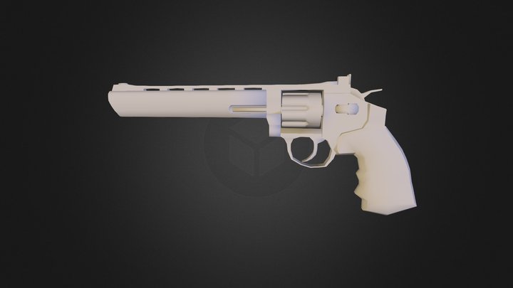 DanWesson UDK Low Poly Gun 3D Model