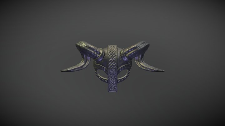 Viking battle Helm 3D Model
