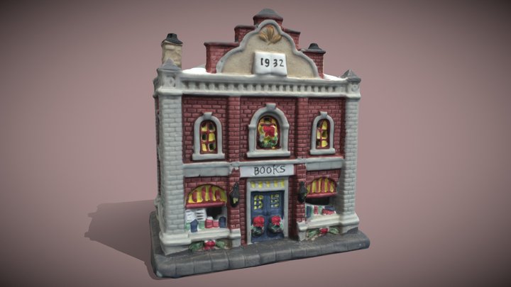 Miniature Christmas Store 3D Model