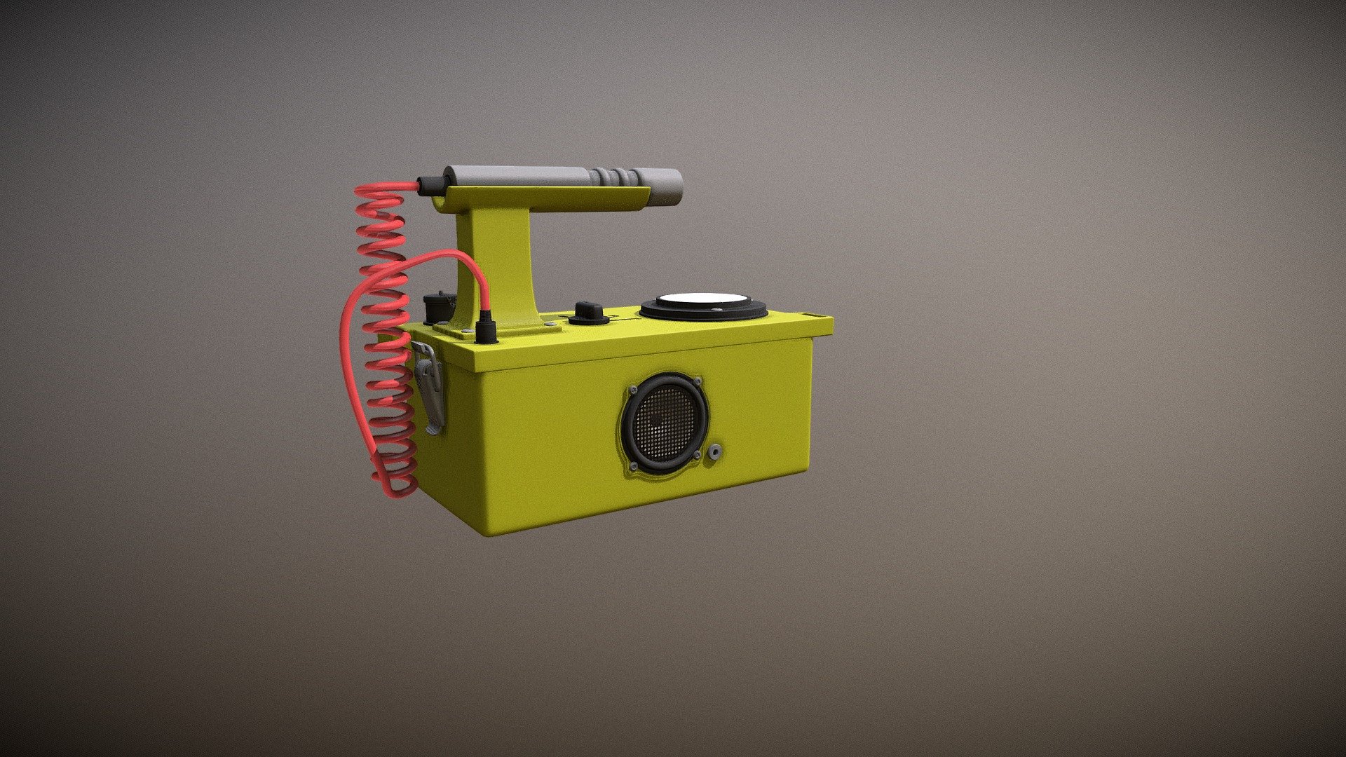 Geiger Counter (test model) 3D model by rkisil [0303941] Sketchfab