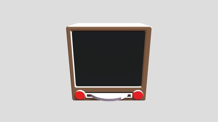 USSR TV 3D Model