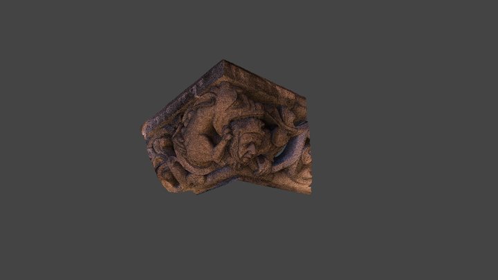 Nidarosdomen Skulptur 3D Model