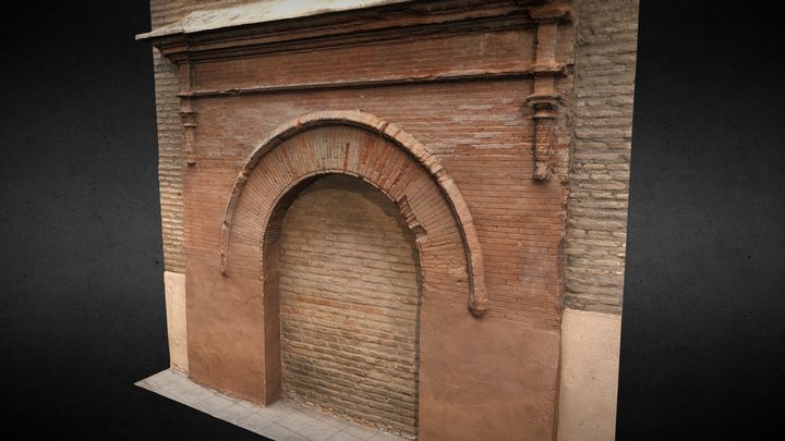 Minor portico of St. Matias Granada (2) 3D Model