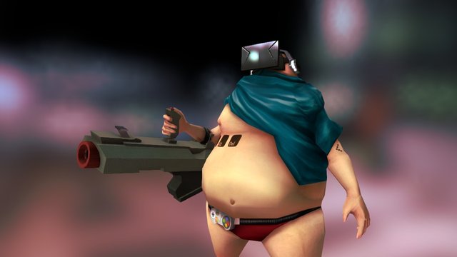 Le Gros Lard 3D Model