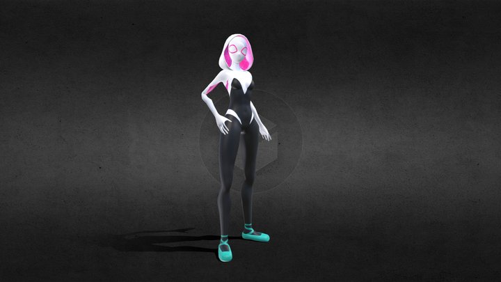 Spider gwen 3D Model