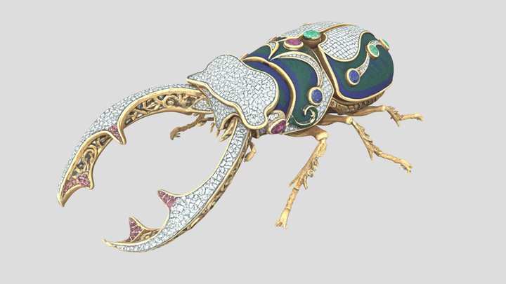 Fabergé Beetle 3D Model