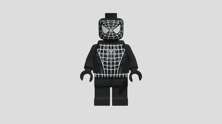 Lego Spider-Man Symbiote 3D Model