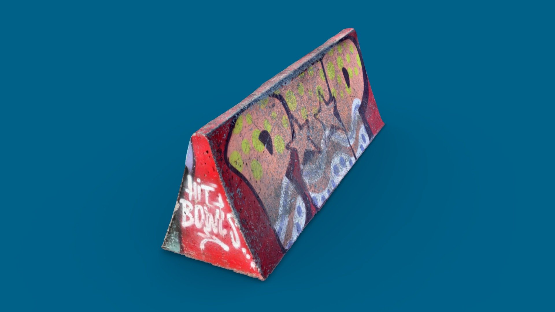 Road Divider - Download Free 3D model by Mikko Haapoja (@mikkoh