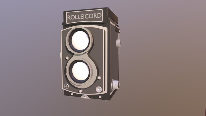 Rolleicord III - Draft 3D Model
