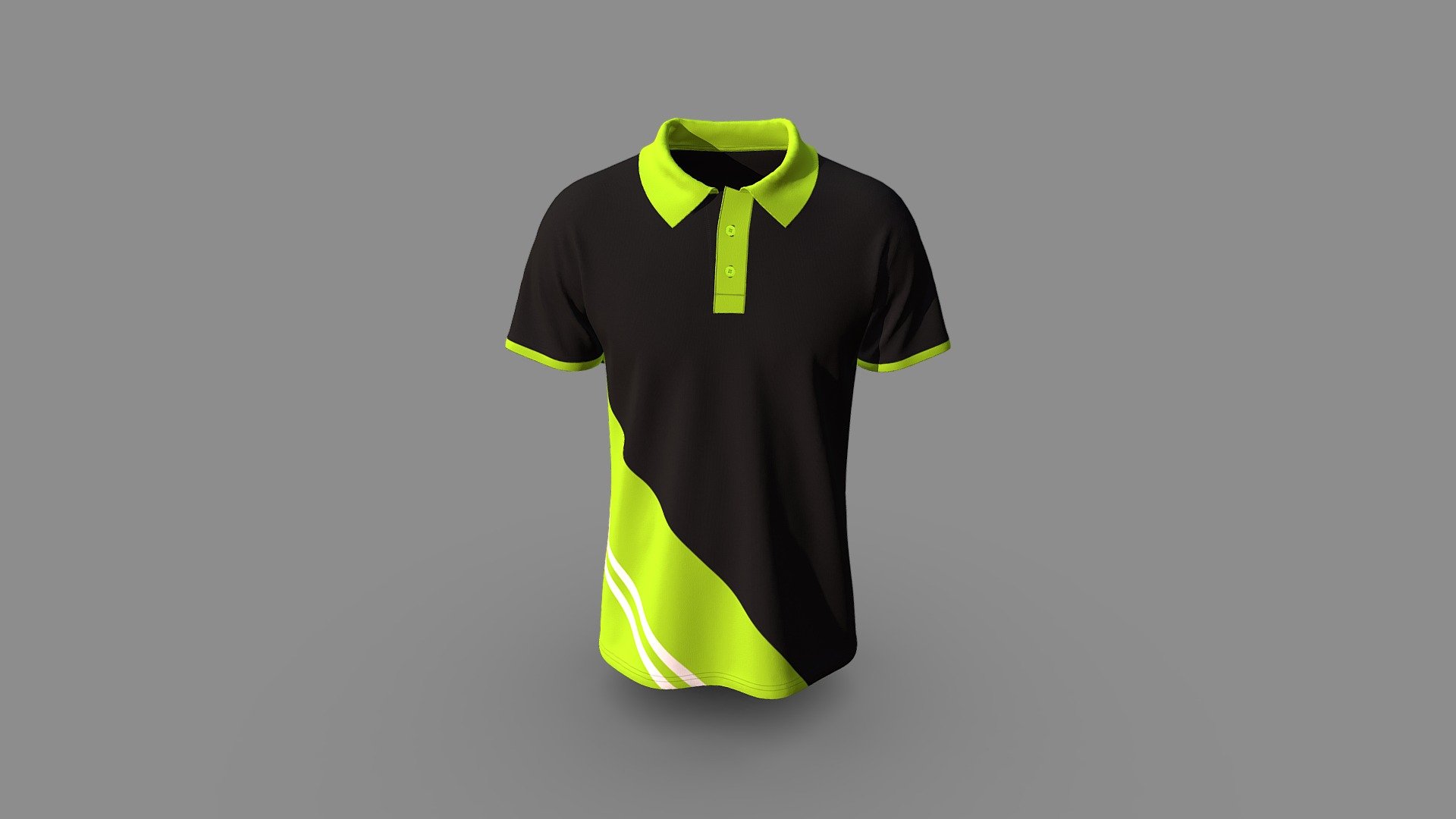 Knit Fashion Polo - Buy Royalty Free 3D model by Digital Fashionwear ...