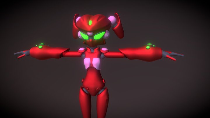 Scarlet Rain - Accel World 3D Model