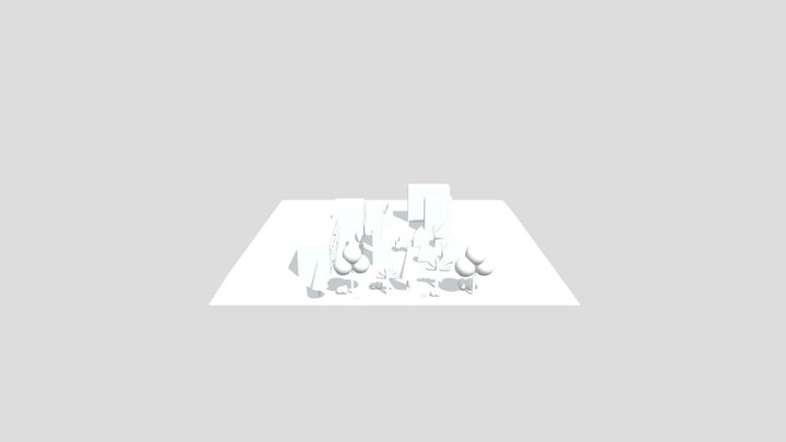Neighborhood Model 3D Model