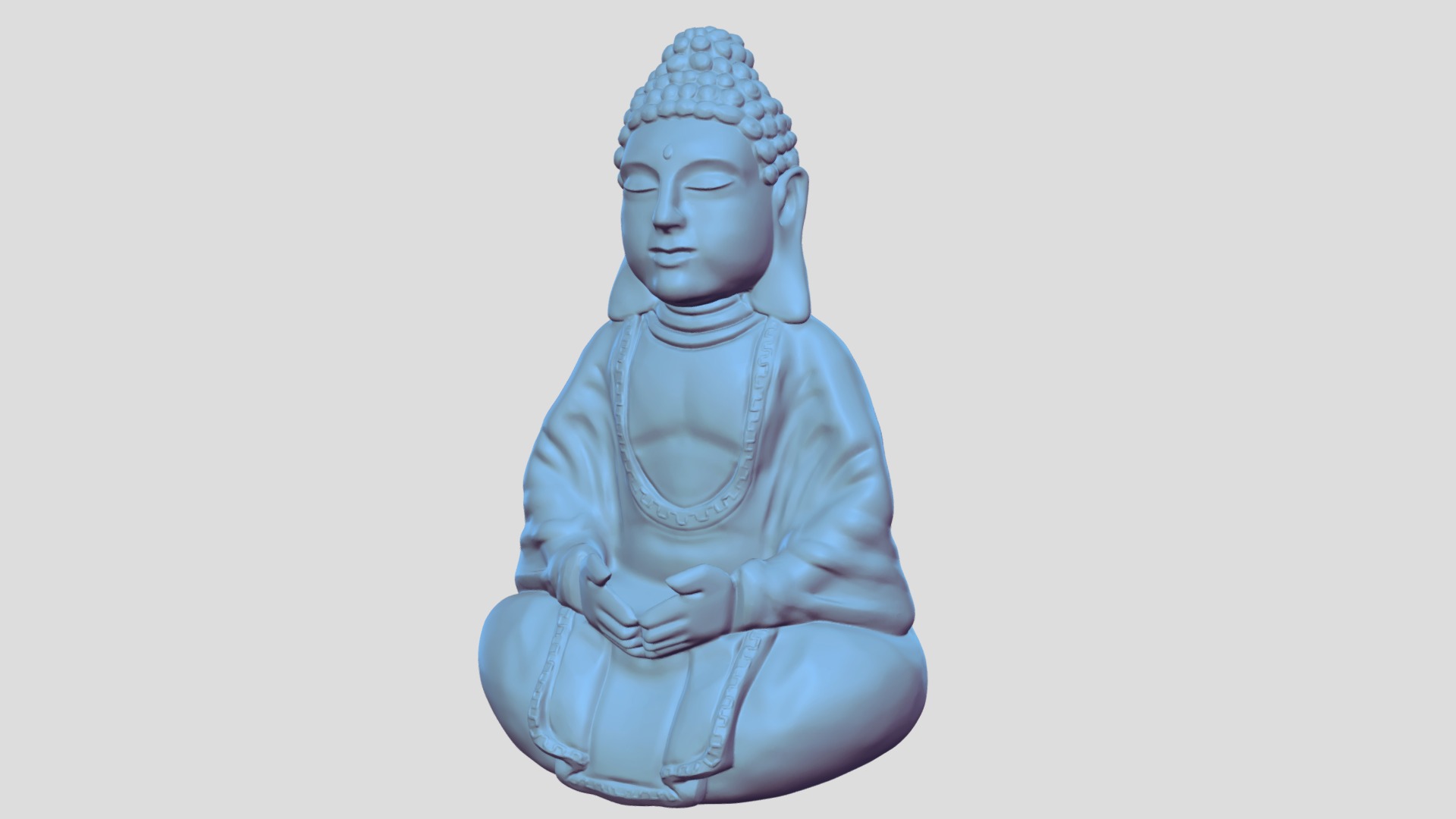 3D model Buda - This is a 3D model of the Buda. The 3D model is about a statue of a person.