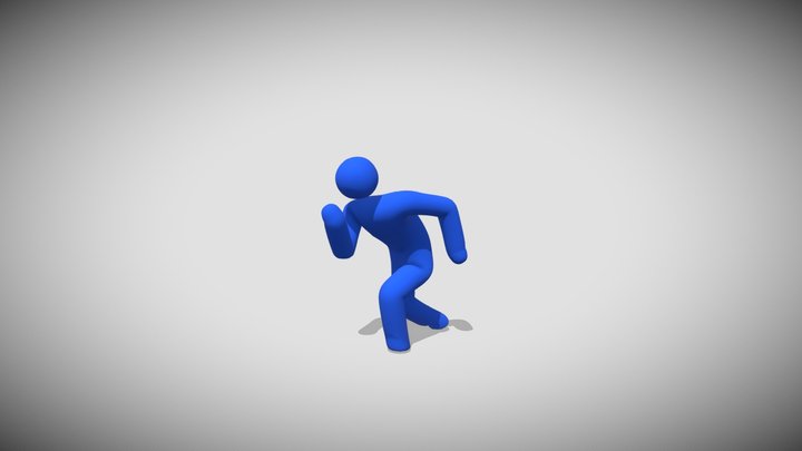 Stickman_figure_with_Rig 3D Model
