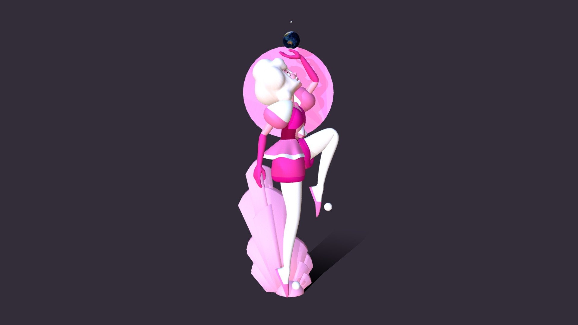 Steven Universe Pink Diamond - 3D model by SaltySaveState.