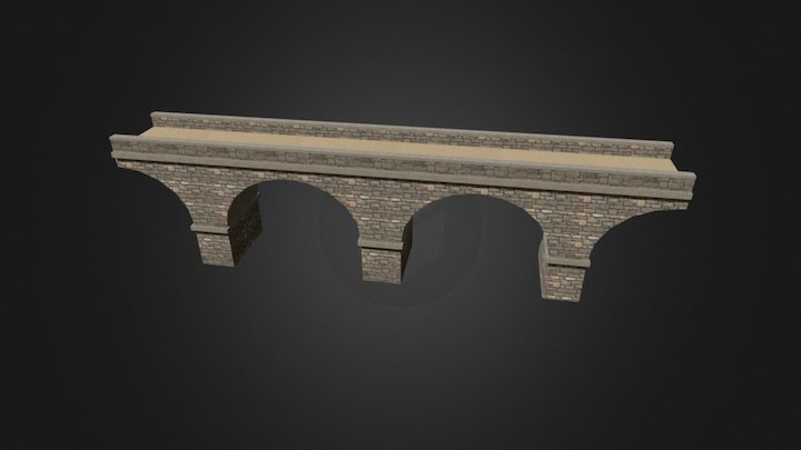 Stone Bridge 3D Model