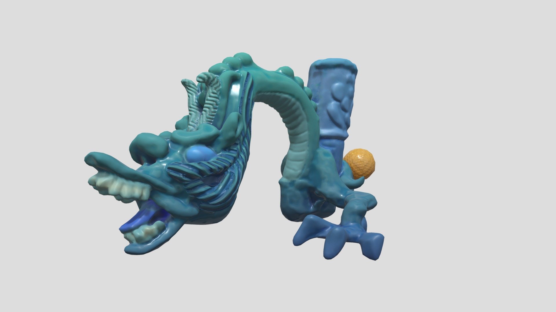 여의주 dragon and Cintamani