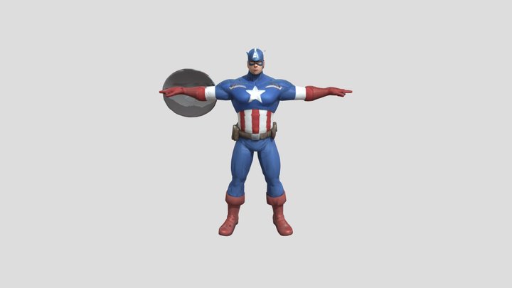 Captain America 🇺🇸 3D Model