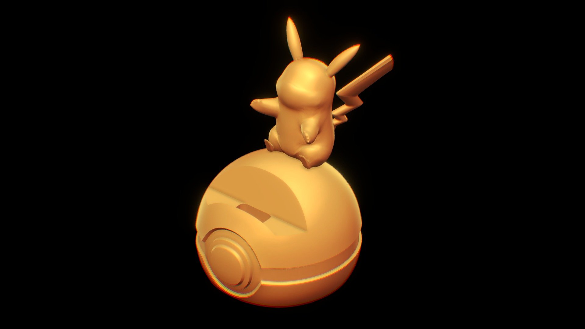 Pikachu Mobile Base 3d model Print