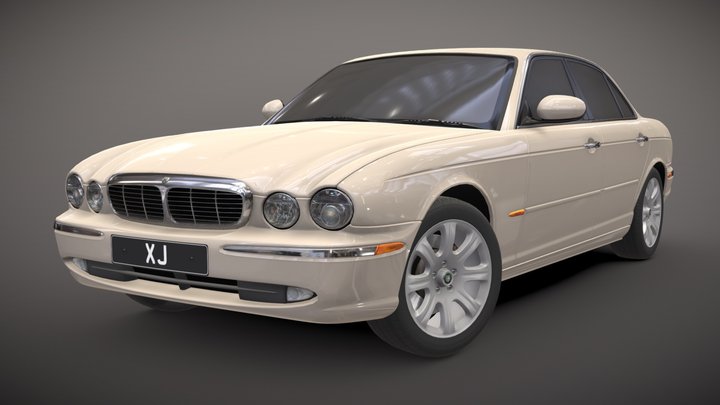 2005 Jaguar XJ6 TDVi (X350) – Free 3D Model STL