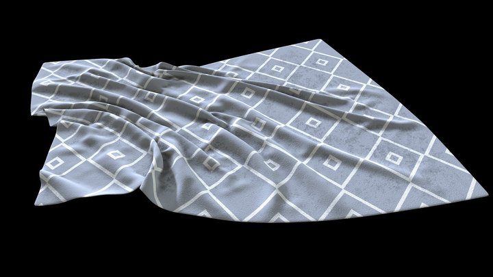 Old Dirty Sheet/Rug Floor Prop – Modello 3D gratuito STL