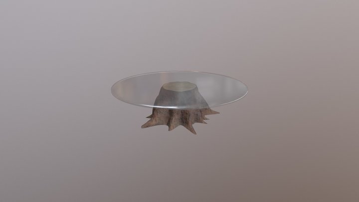 Tree Stump Coffee Table Improved 3D Model