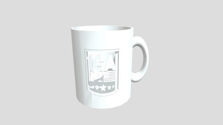 taza logo nombre 3D Model