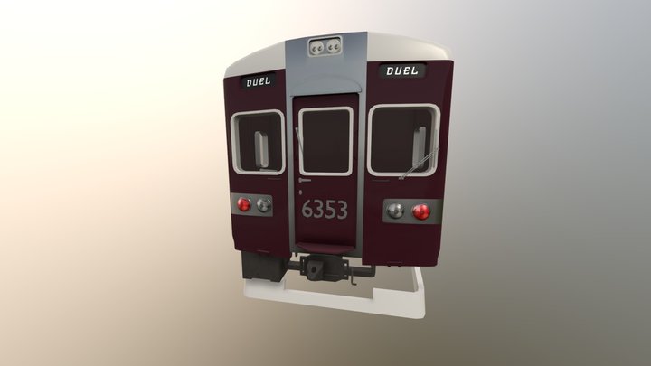 Hankyu 6353 3D Model