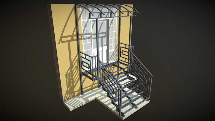 Крыльцо 2 3D Model