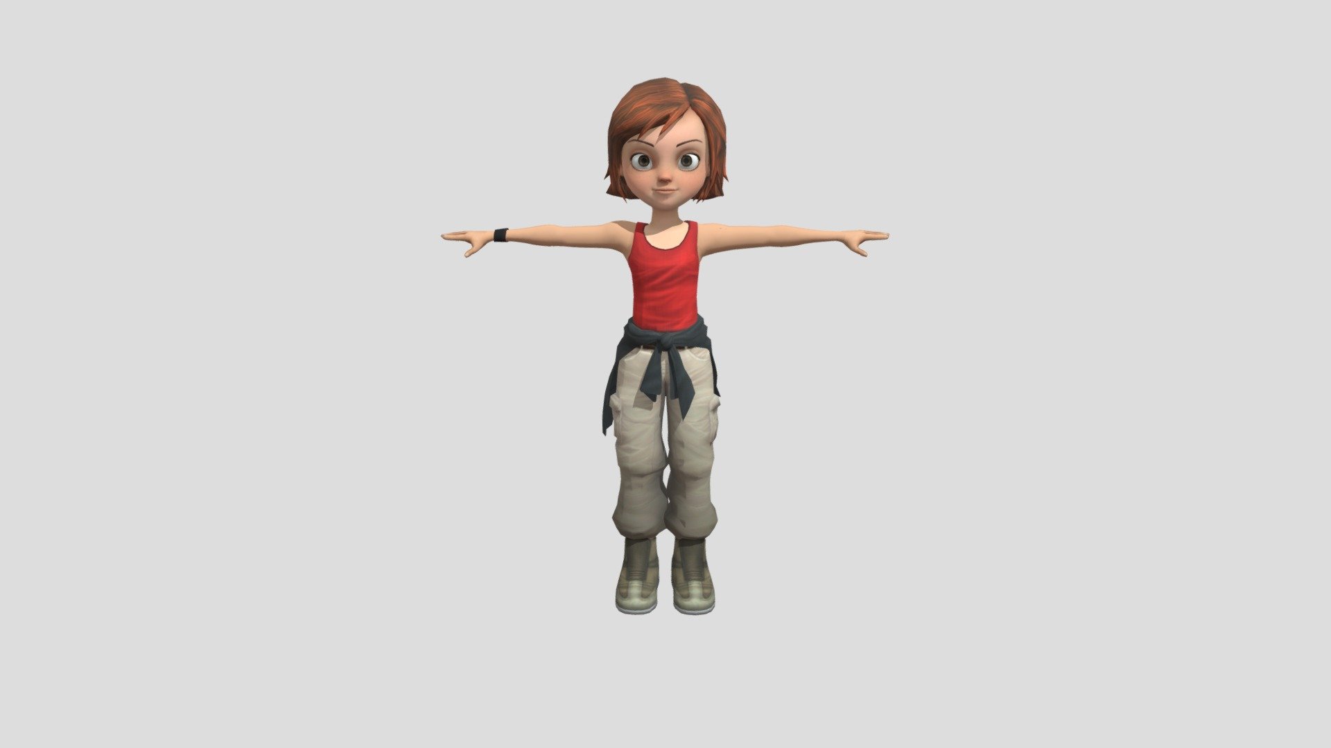 Penny Outfit Disney Bolt (FBX Rig Mixamo) - Download Free 3D model by ...