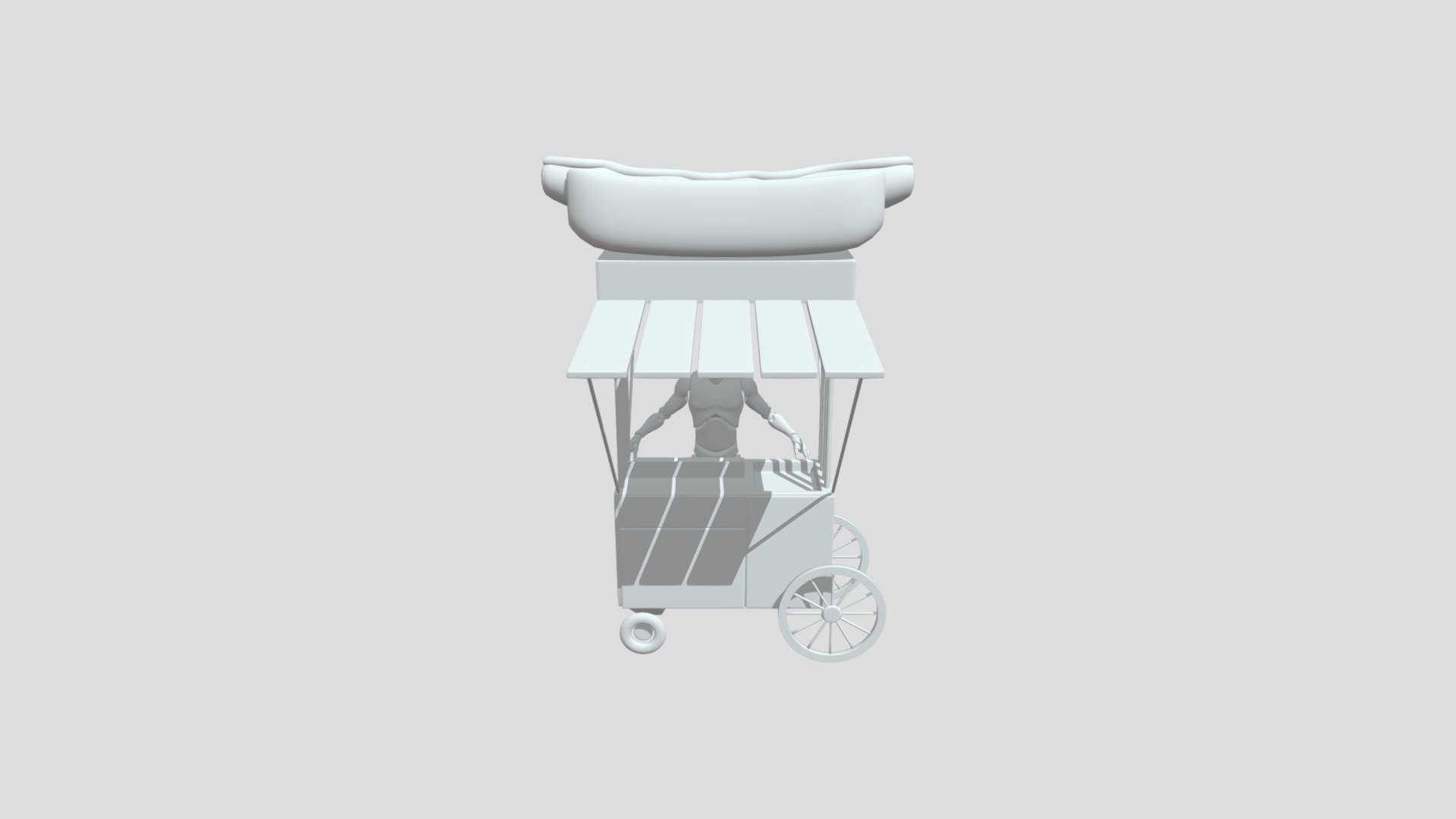 Hotdog Cart Low