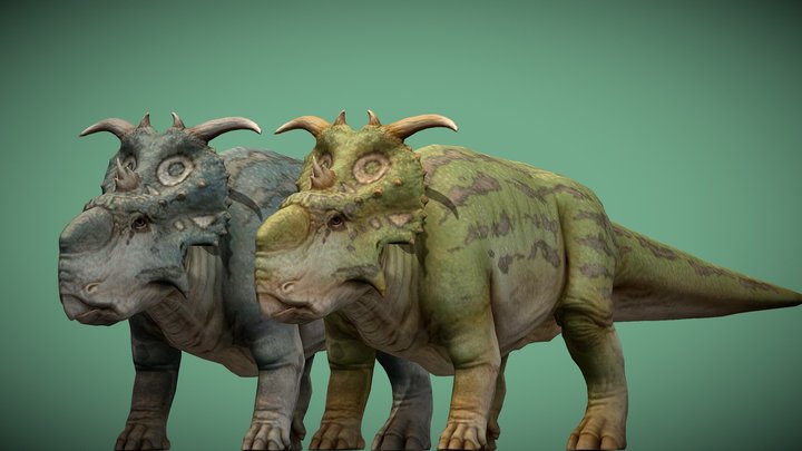 JW: PO Pachyrhinosaurus – Free 3D Model STL