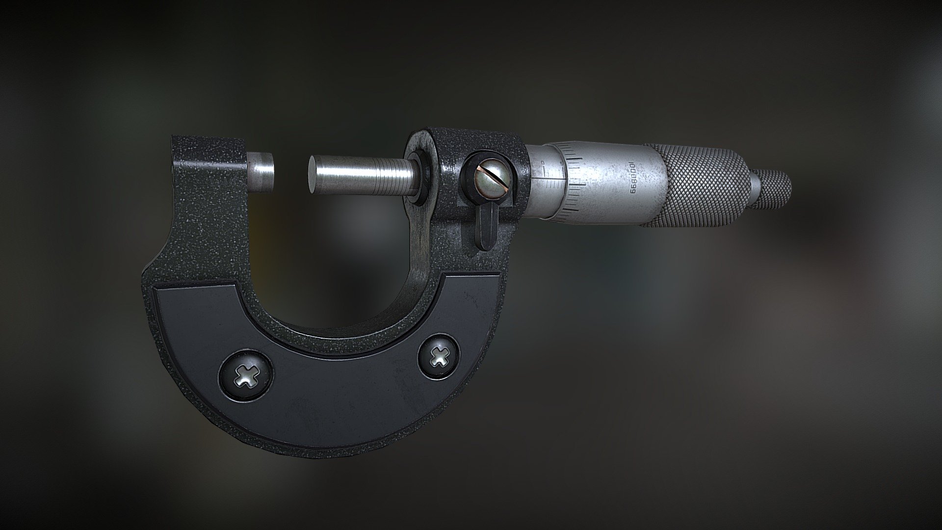 Game Asset Pipeline Tool Micrometer 3D model by HenningSprenger