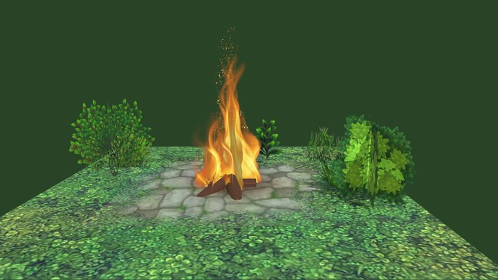 fire 3D Model