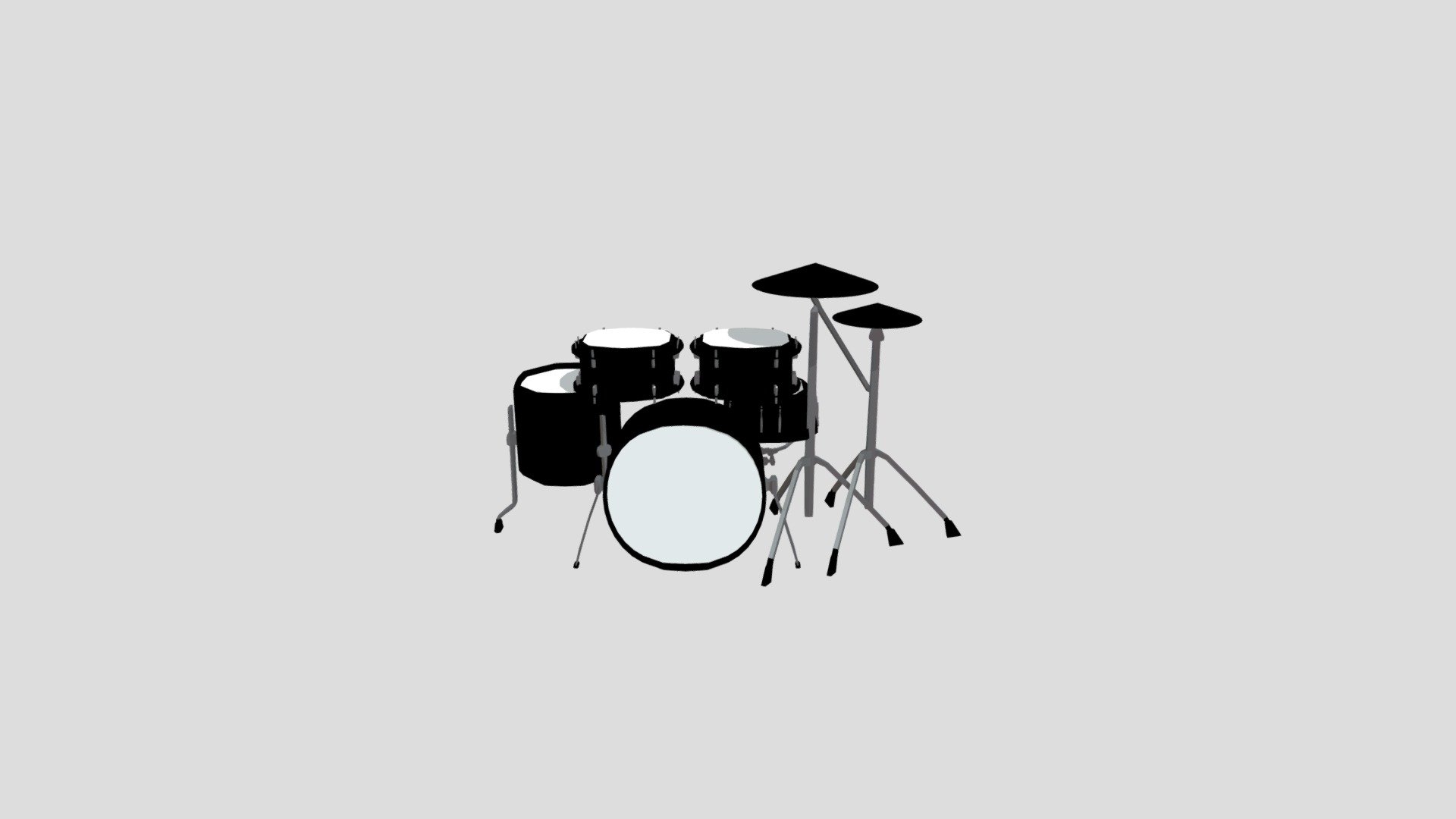 Drum Kit Download Free 3D model by JoshuaKennedy [03171cf] Sketchfab