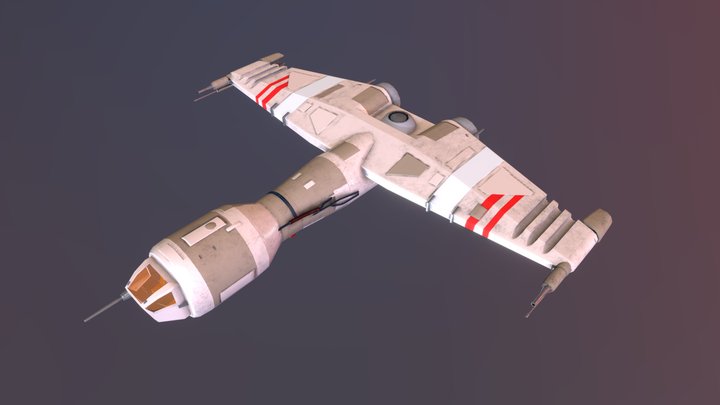 Starship T 3D Model