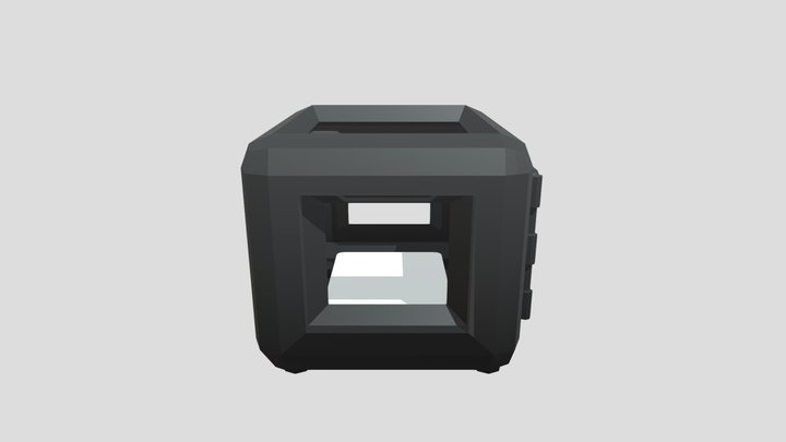Low-Poly 3D Printer Model