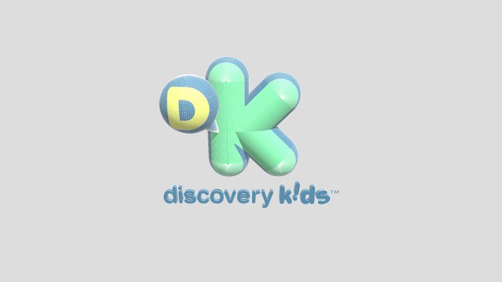 Discovery Kids logo from 2016 3D Model