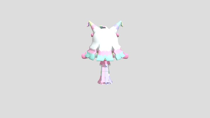 Crinkled Confetti Yatta (Dandy's World) 3D Model