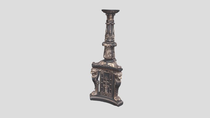 Scan 07 pedestal - colour 3D Model