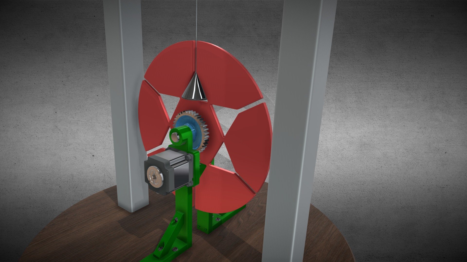 Synchronized Pendulum II Mechanism