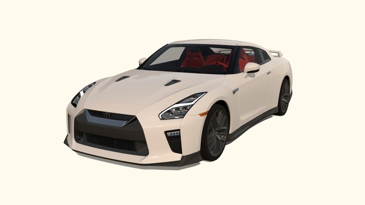 Nissan GT-R 2017 (R35) 3D Model